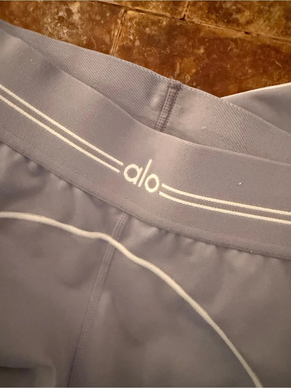 Alo Light Blue Active Leggings/bra